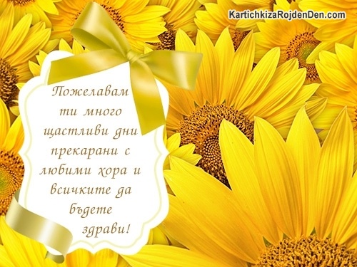 Пожелавам ти търпение за всичко, защото то ражда постоянството и успеха